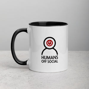 White Humans Off Social Mug