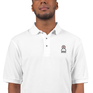 Men's Humans Off Social Premium Polo