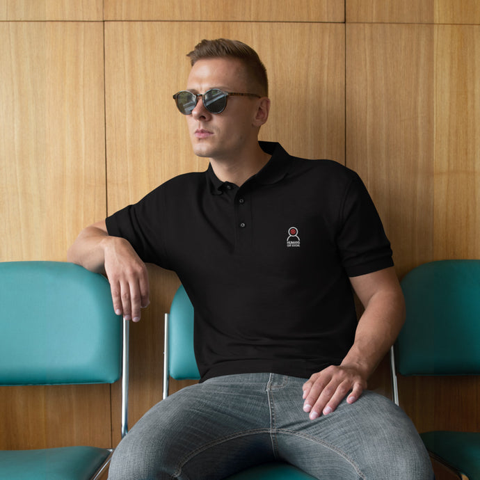 Men's Humans Off Social Premium Polo